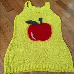 Wanderson Yellow Knit Top
